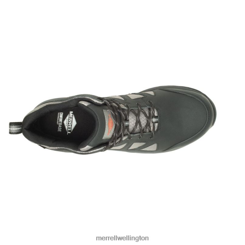 Fullbench Speed Mid Waterproof CF (J005025) Merrell Men 8VV6P689 Shoes Black/Charcoal