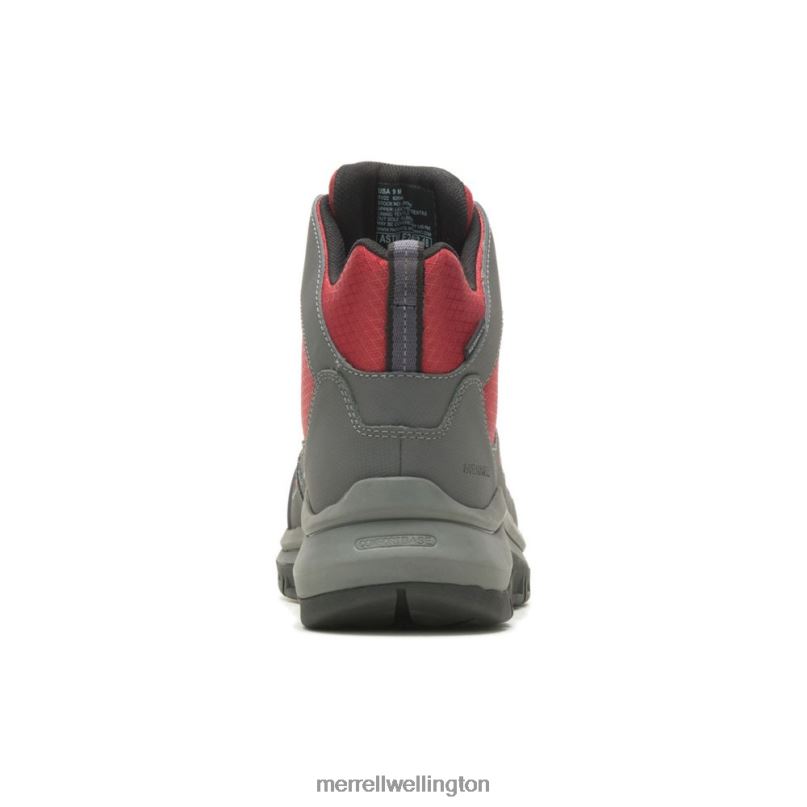 Fullbench Speed Mid Waterproof CF (J005027) Merrell Men 8VV6P688 Shoes Asphalt/Dahlia