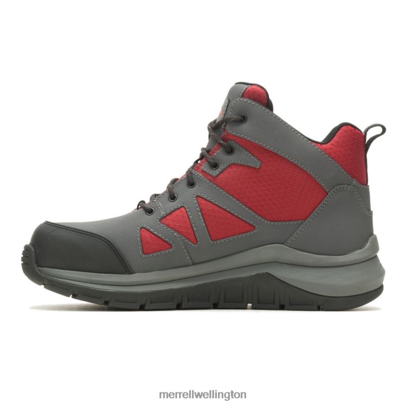 Fullbench Speed Mid Waterproof CF (J005027) Merrell Men 8VV6P688 Shoes Asphalt/Dahlia