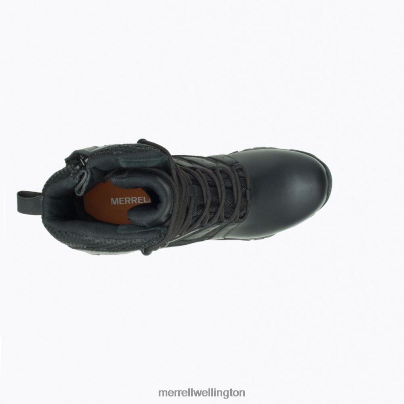Moab 2 8'' Tactical Response Waterproof Boot Wide Width (J45335W) Merrell Men 8VV6P731 Shoes Black