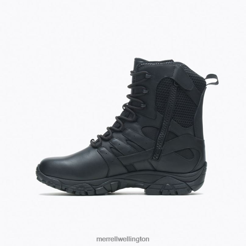 Moab 2 8'' Tactical Response Waterproof Boot Wide Width (J45335W) Merrell Men 8VV6P731 Shoes Black