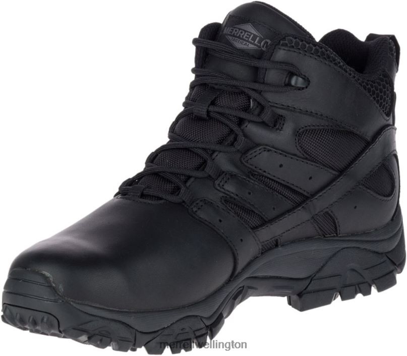 Moab 2 Mid Tactical Response Waterproof Boot Wide Width (J45337W) Merrell Men 8VV6P700 Shoes Black