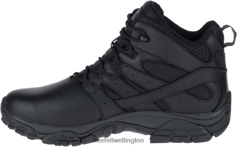 Moab 2 Mid Tactical Response Waterproof Boot Wide Width (J45337W) Merrell Men 8VV6P700 Shoes Black