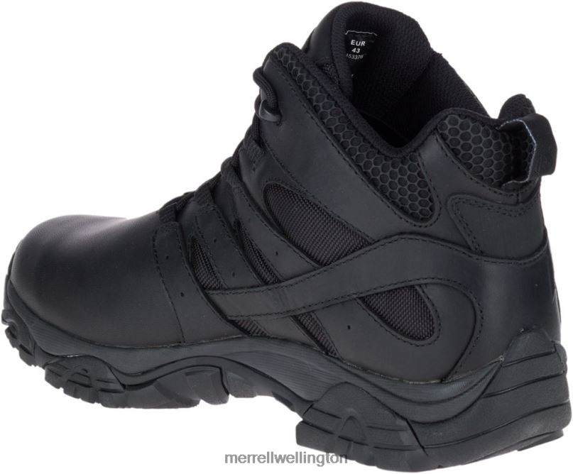 Moab 2 Mid Tactical Response Waterproof Boot Wide Width (J45337W) Merrell Men 8VV6P700 Shoes Black