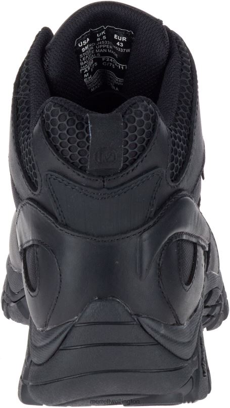 Moab 2 Mid Tactical Response Waterproof Boot Wide Width (J45337W) Merrell Men 8VV6P700 Shoes Black
