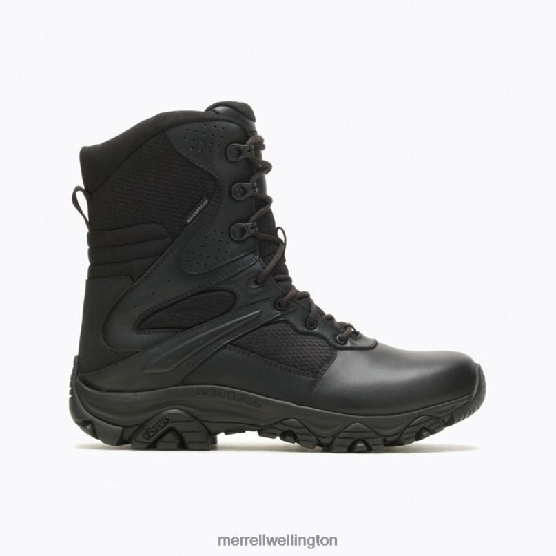 Moab 3 8'' Tactical Response Zip Waterproof Boot Wide Width (J003913W) Merrell Men 8VV6P769 Shoes Black