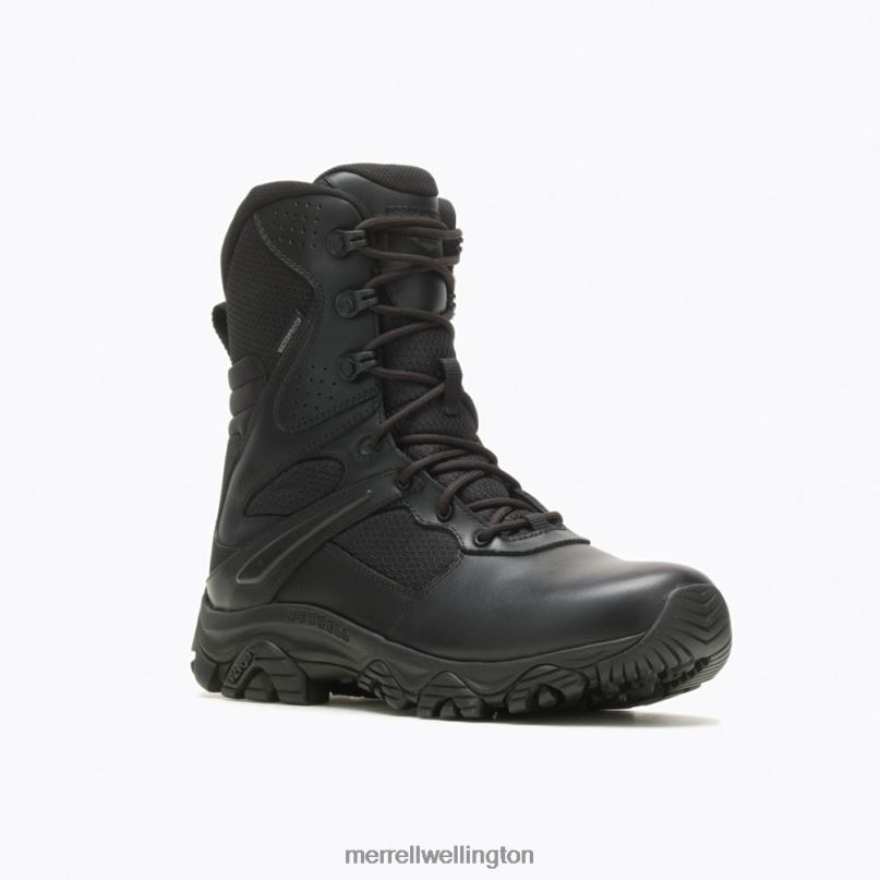 Moab 3 8'' Tactical Response Zip Waterproof Boot Wide Width (J003913W) Merrell Men 8VV6P769 Shoes Black