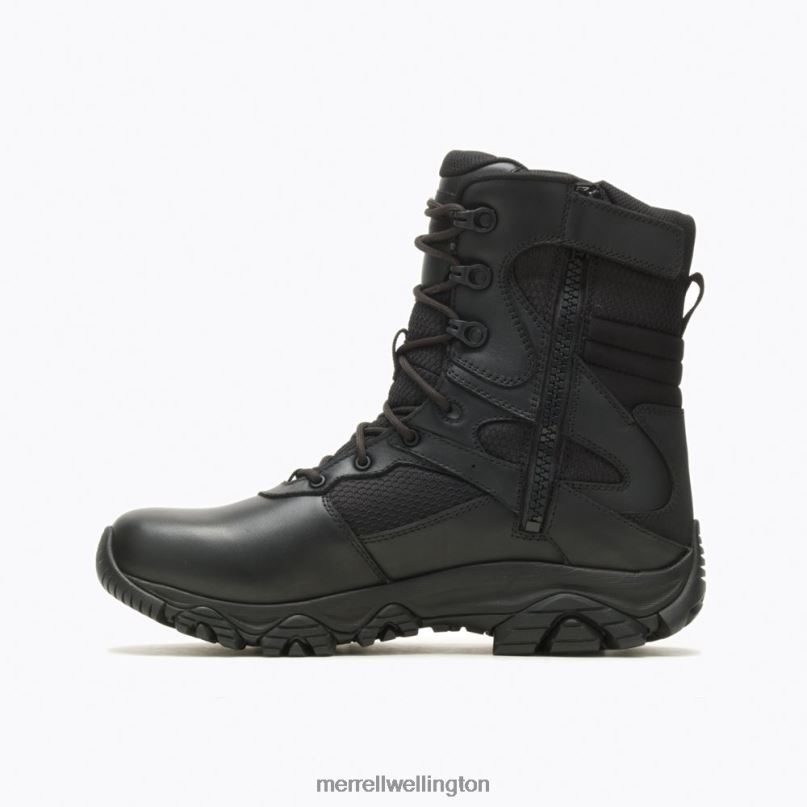 Moab 3 8'' Tactical Response Zip Waterproof Boot Wide Width (J003913W) Merrell Men 8VV6P769 Shoes Black