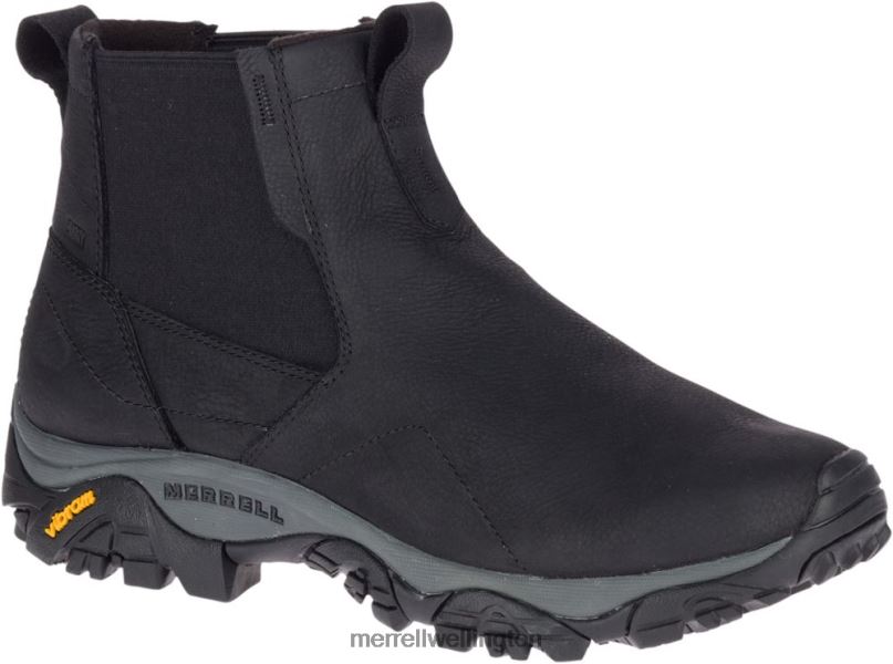 Moab Adventure Chelsea Polar Waterproof (J61847) Merrell Men 8VV6P501 Shoes Black