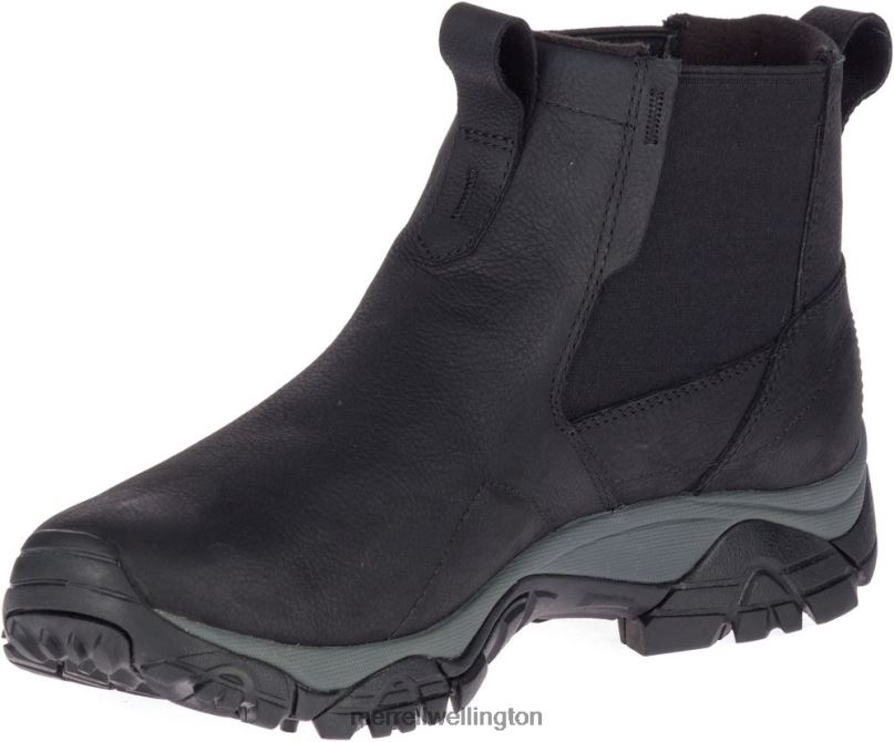 Moab Adventure Chelsea Polar Waterproof (J61847) Merrell Men 8VV6P501 Shoes Black