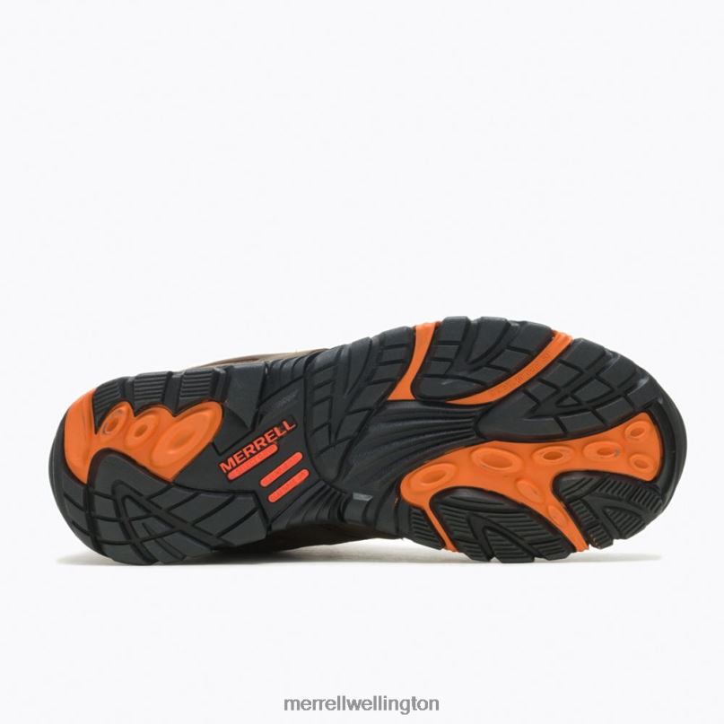 Moab Vertex Mid Waterproof Comp Toe Work Boot (J11617) Merrell Men 8VV6P651 Shoes Clay
