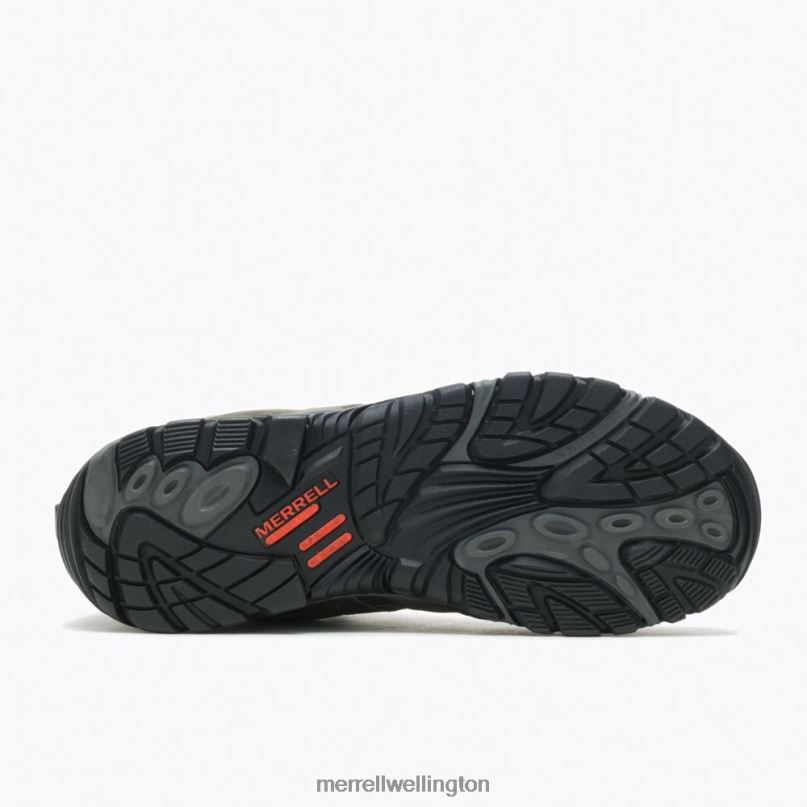 Moab Vertex Mid Waterproof Comp Toe Work Boot Wide Width (J11515W) Merrell Men 8VV6P620 Shoes Pewter