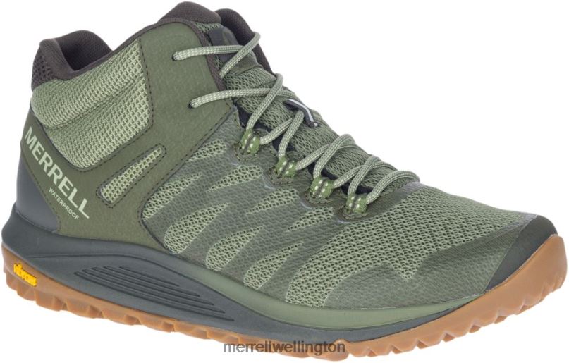 Nova 2 Mid Waterproof (J035581) Merrell Men 8VV6P209 Shoes Lichen