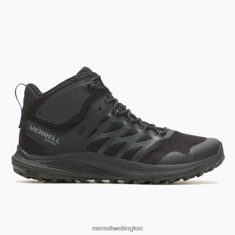 Nova 3 Mid Tactical Waterproof Boot (J005049) Merrell Men 8VV6P381 Shoes Black/Charcoal