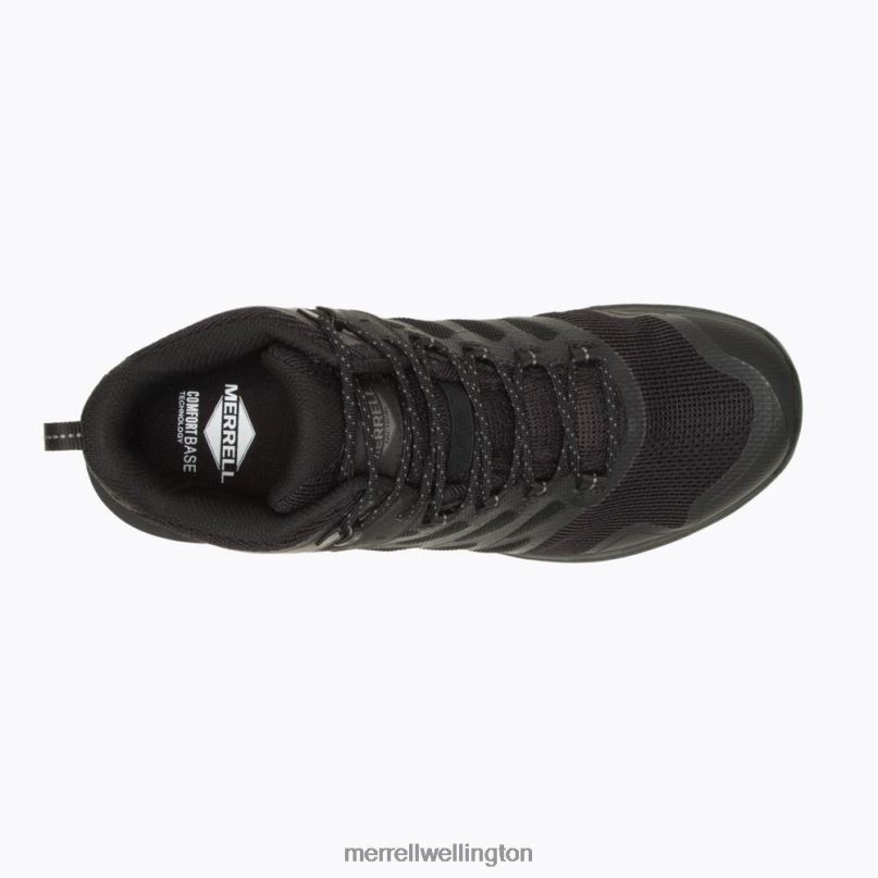 Nova 3 Mid Tactical Waterproof Boot (J005049) Merrell Men 8VV6P381 Shoes Black/Charcoal