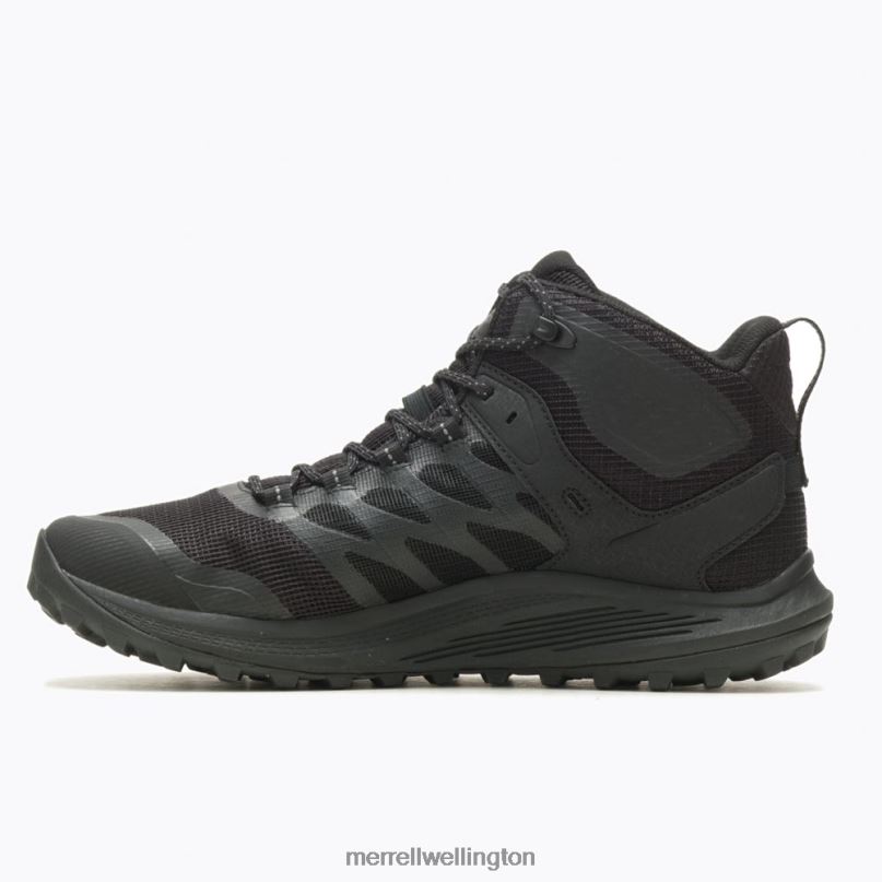 Nova 3 Mid Tactical Waterproof Boot (J005049) Merrell Men 8VV6P381 Shoes Black/Charcoal