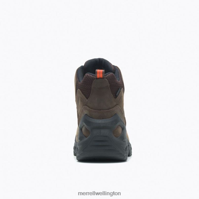 Strongfield Leather 6'' Waterproof Comp Toe Work Boot (J099341) Merrell Men 8VV6P716 Shoes Espresso