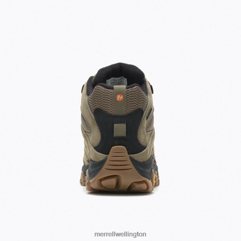 Moab 3 Mid Waterproof Wide Width (J036549W) Merrell Men 8VV6P218 Shoes Olive/Gum
