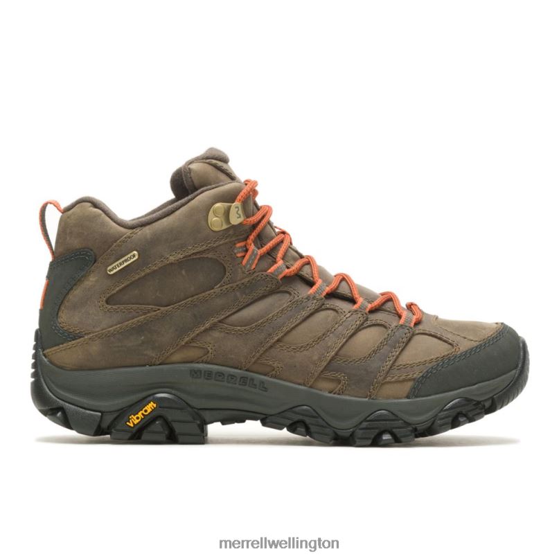 Moab 3 Prime Mid Waterproof Wide Width (J035763W) Merrell Men 8VV6P386 Shoes Canteen - Click Image to Close