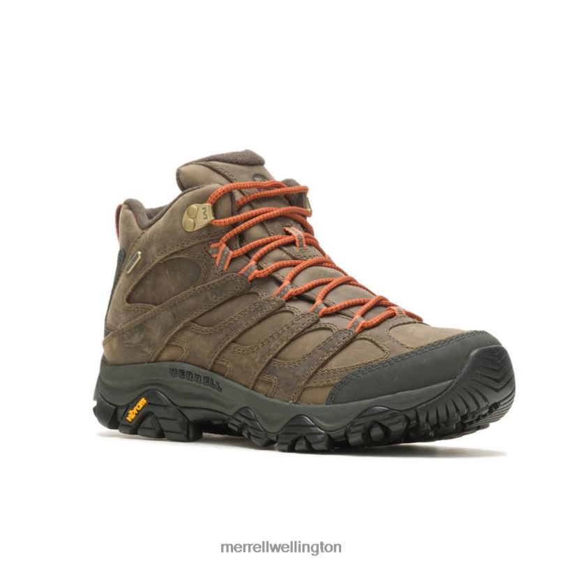 Moab 3 Prime Mid Waterproof Wide Width (J035763W) Merrell Men 8VV6P386 Shoes Canteen