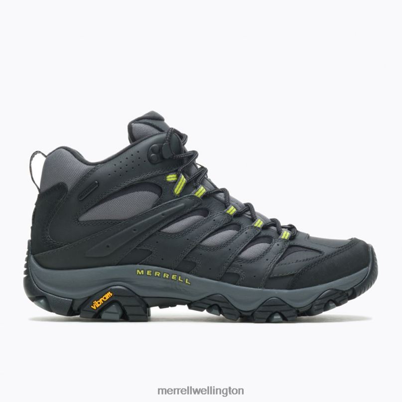Moab 3 Thermo Mid Waterproof (J036629) Merrell Men 8VV6P652 Shoes Granite/Hi Viz