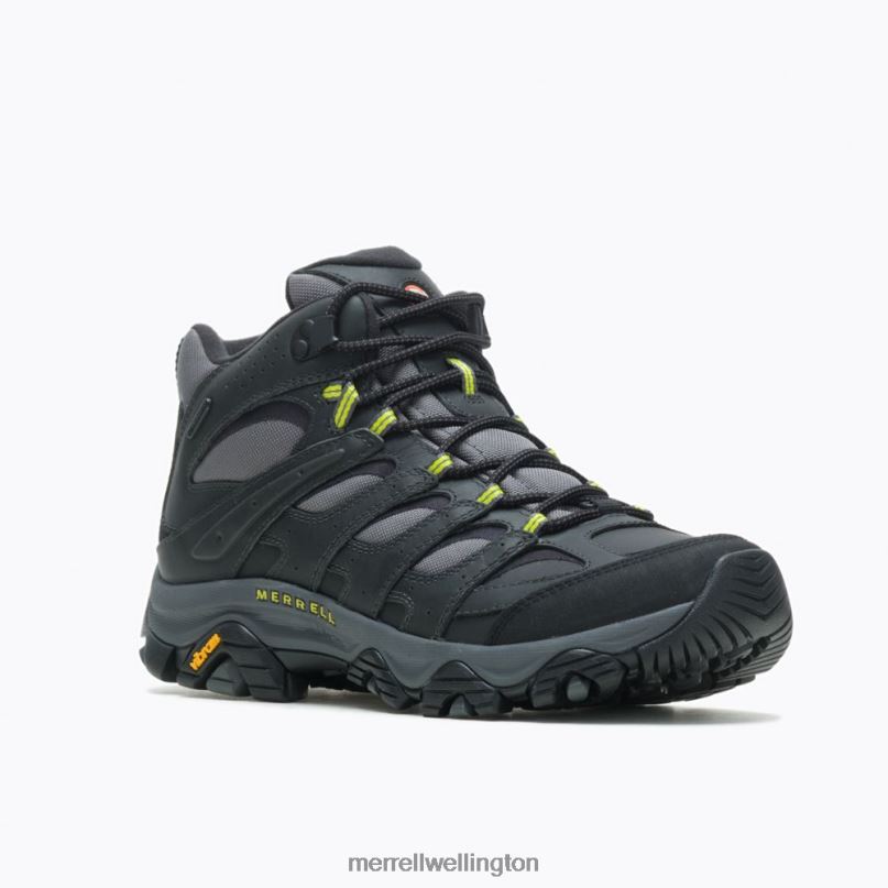 Moab 3 Thermo Mid Waterproof (J036629) Merrell Men 8VV6P652 Shoes Granite/Hi Viz