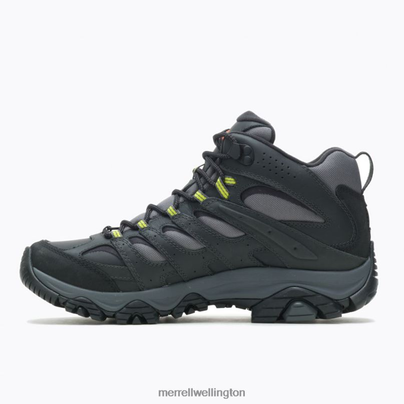 Moab 3 Thermo Mid Waterproof (J036629) Merrell Men 8VV6P652 Shoes Granite/Hi Viz