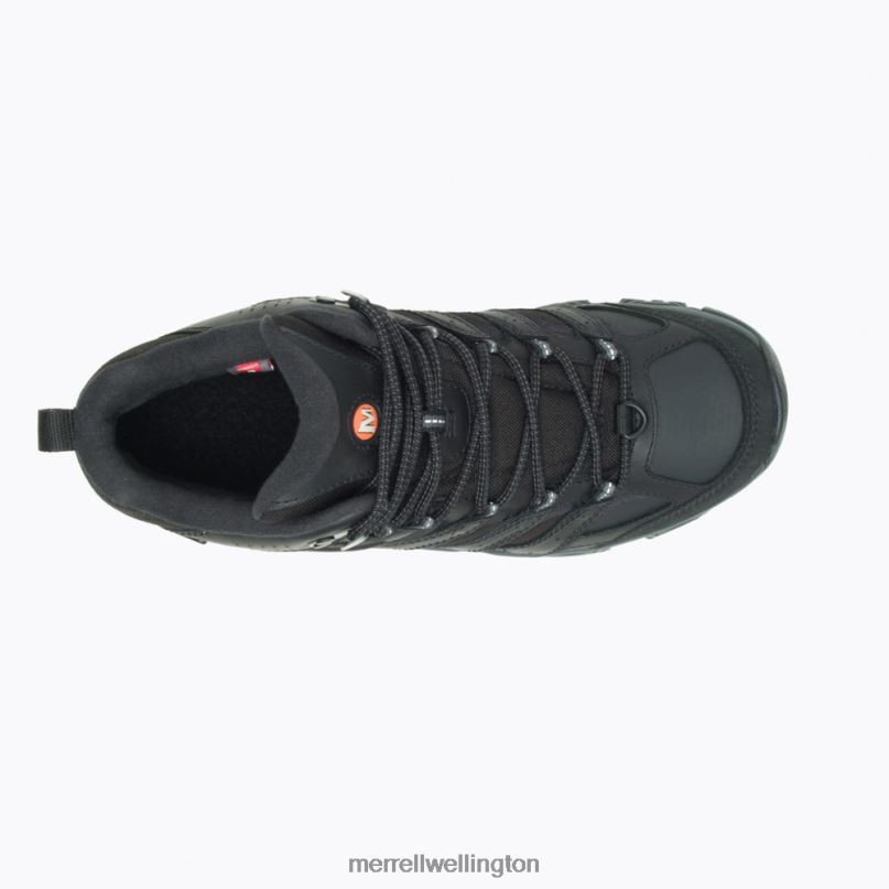 Moab 3 Thermo Mid Waterproof Wide Width (J036577W) Merrell Men 8VV6P628 Shoes Black