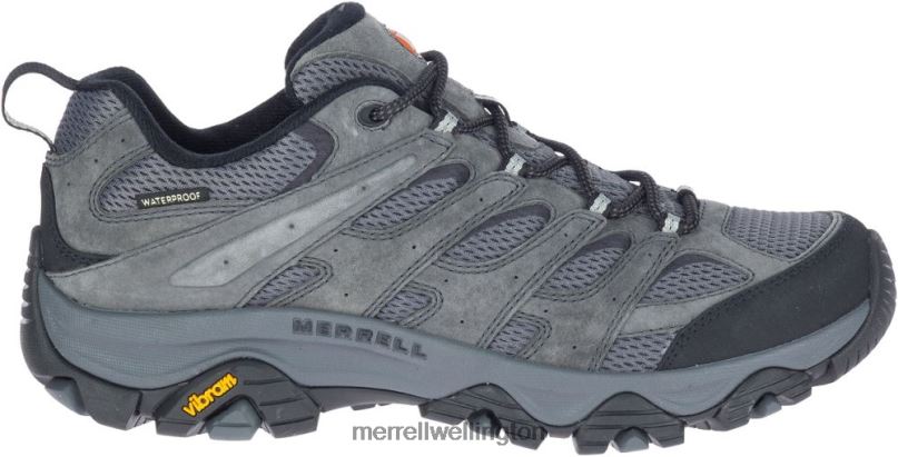 Moab 3 Waterproof Wide Width (J035855W) Merrell Men 8VV6P369 Shoes Granite
