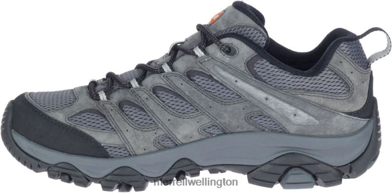 Moab 3 Waterproof Wide Width (J035855W) Merrell Men 8VV6P369 Shoes Granite