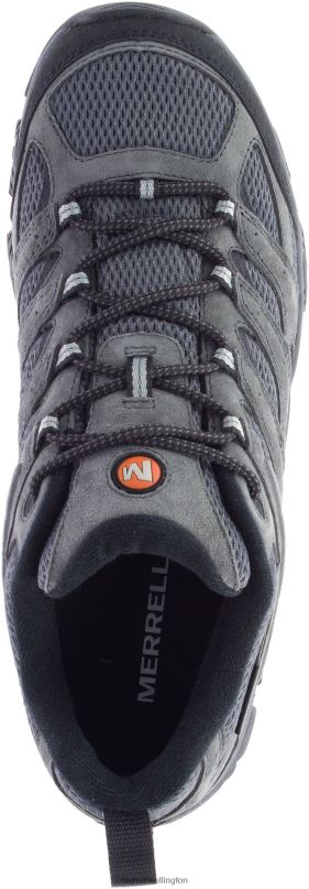 Moab 3 Waterproof Wide Width (J035855W) Merrell Men 8VV6P369 Shoes Granite