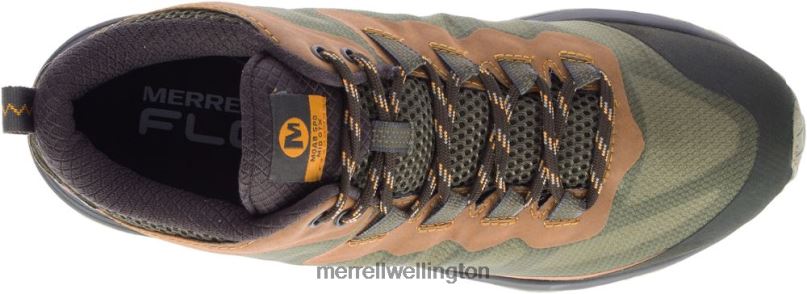 Moab Speed Mid GORE-TEX Wide Width (J135411W) Merrell Men 8VV6P354 Shoes Lichen