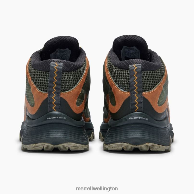 Moab Speed Mid GORE-TEX Wide Width (J135411W) Merrell Men 8VV6P354 Shoes Lichen