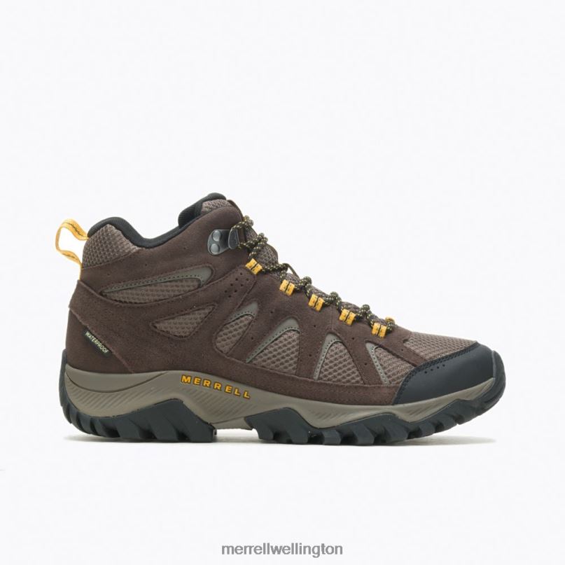 Oakcreek Mid Waterproof Wide Width (J036401W) Merrell Men 8VV6P604 Shoes Espresso