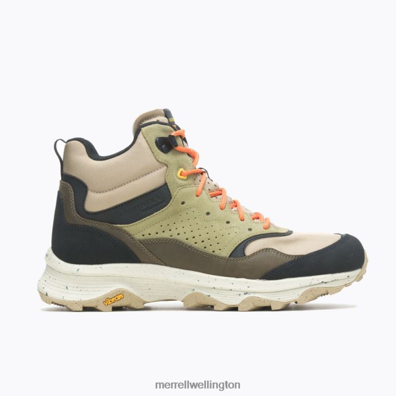 Speed Solo Mid Waterproof (J004535) Merrell Men 8VV6P36 Shoes Clay/Olive
