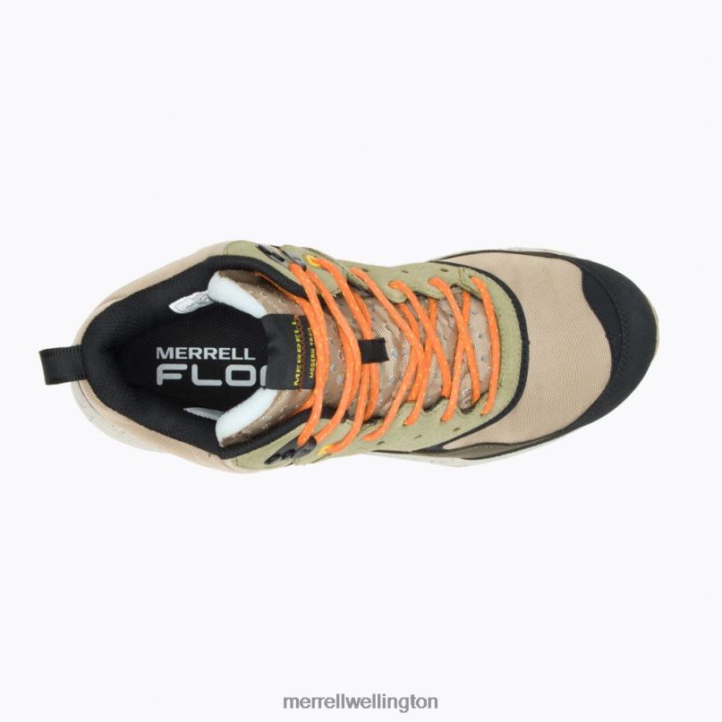Speed Solo Mid Waterproof (J004535) Merrell Men 8VV6P36 Shoes Clay/Olive