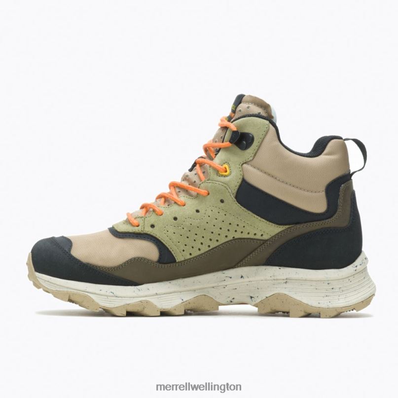 Speed Solo Mid Waterproof (J004535) Merrell Men 8VV6P36 Shoes Clay/Olive