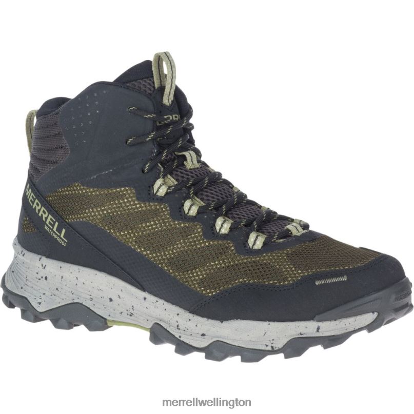 Speed Strike Mid Waterproof (J066879) Merrell Men 8VV6P780 Shoes Olive