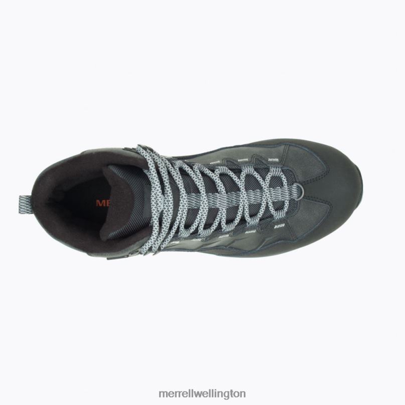 Thermo Chill Mid Waterproof Wide Width (J16467W) Merrell Men 8VV6P709 Shoes Black