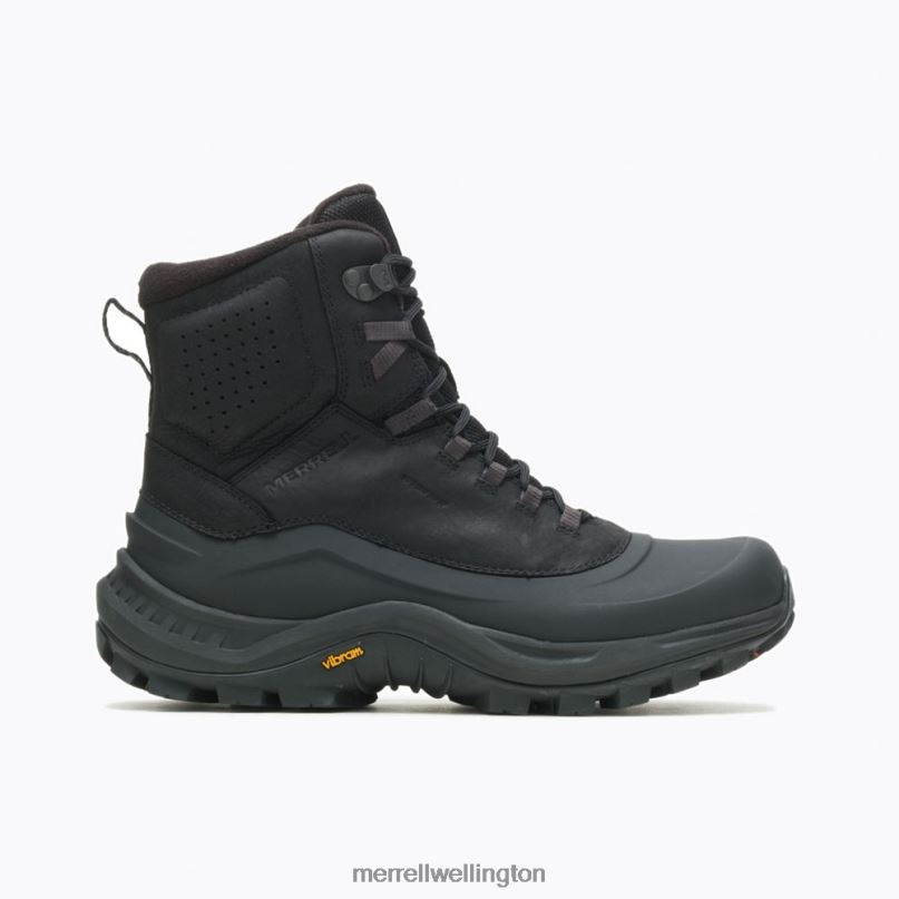 Thermo Overlook 2 Mid Waterproof (J035287) Merrell Men 8VV6P706 Shoes Black - Click Image to Close