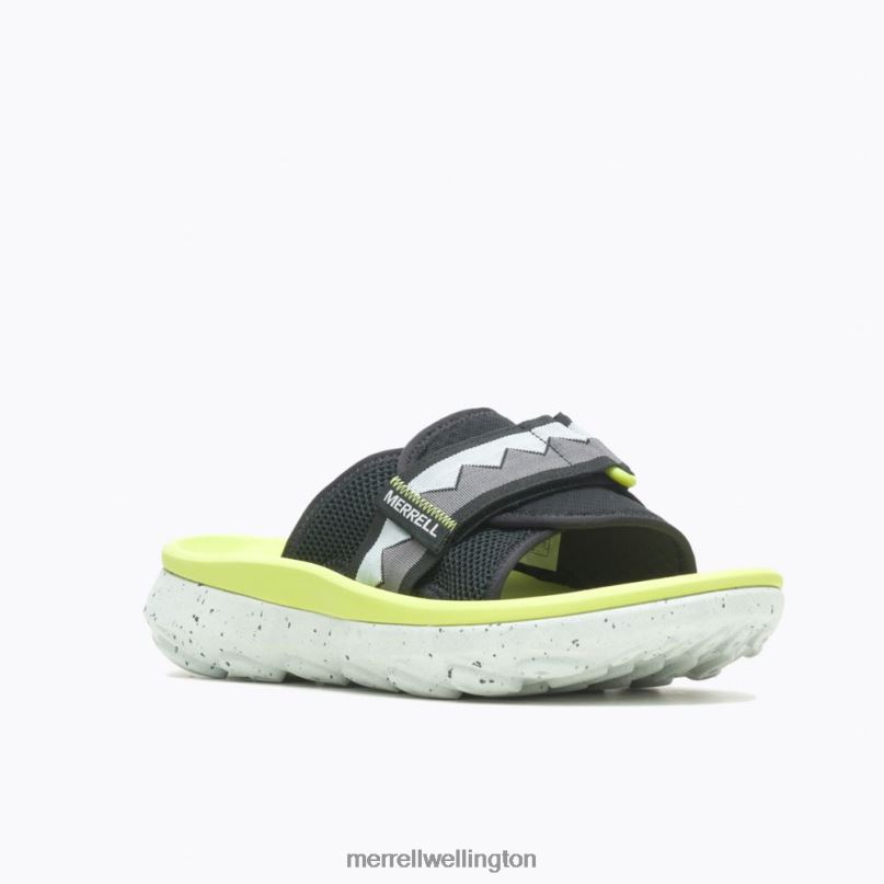 Hut Ultra Slide (J004941) Merrell Men 8VV6P114 Shoes Black/Celery