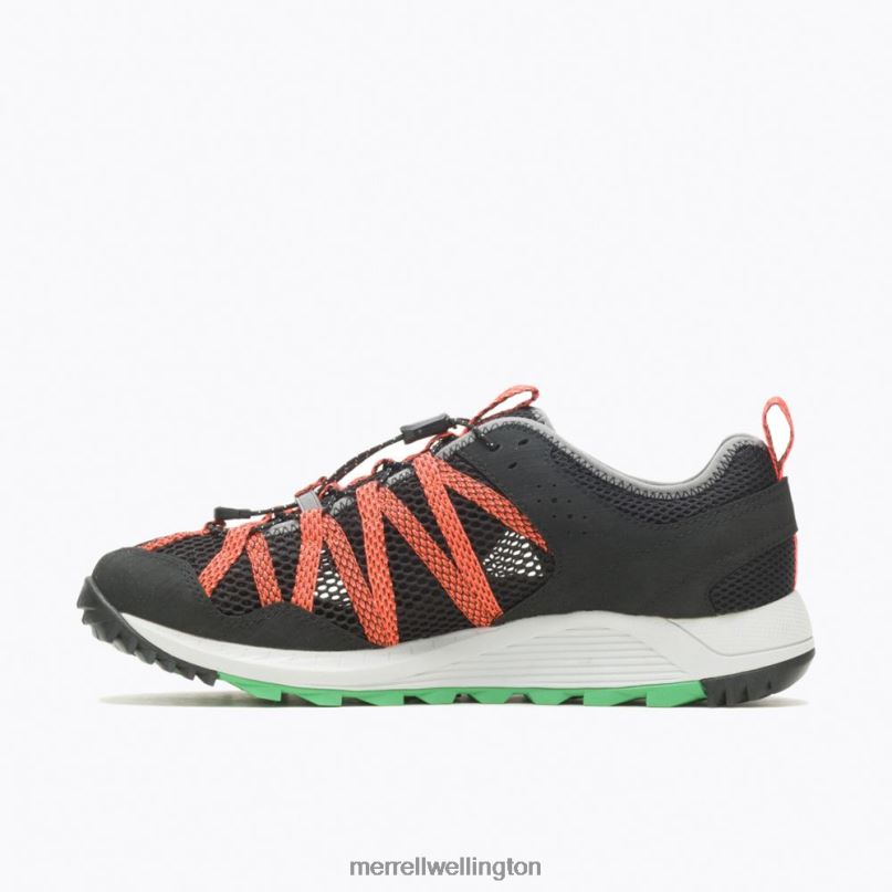 Wildwood Aerosport (J067675) Merrell Men 8VV6P698 Shoes Black/Tangerine