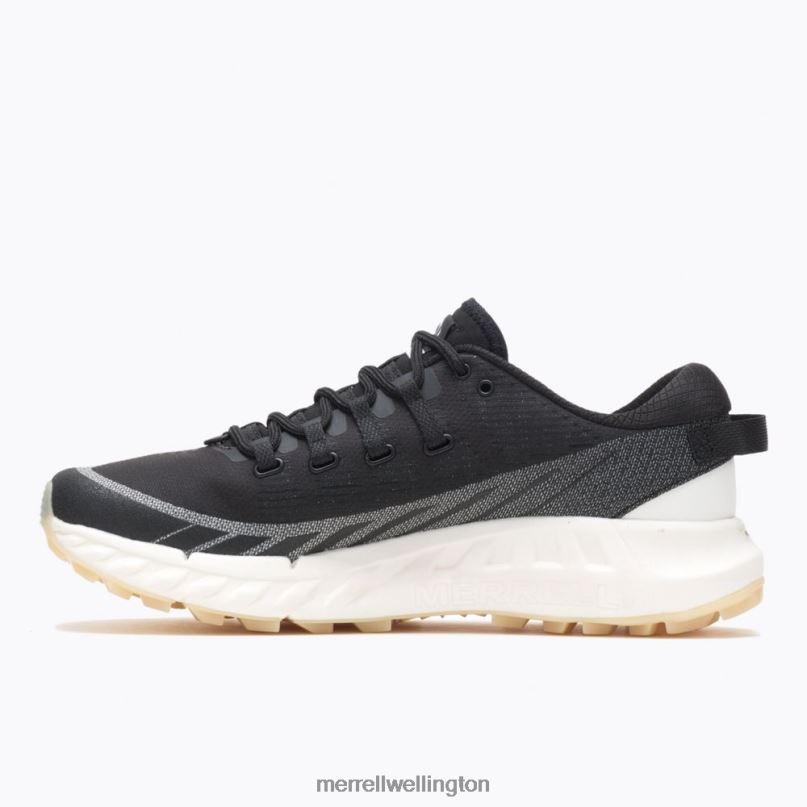 Agility Peak 4 Eco Dye (J067131) Merrell Men 8VV6P607 Shoes Black/White