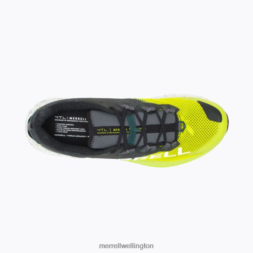 MTL Long Sky 2 (J067367) Merrell Men 8VV6P3 Shoes Hi Viz/Jade