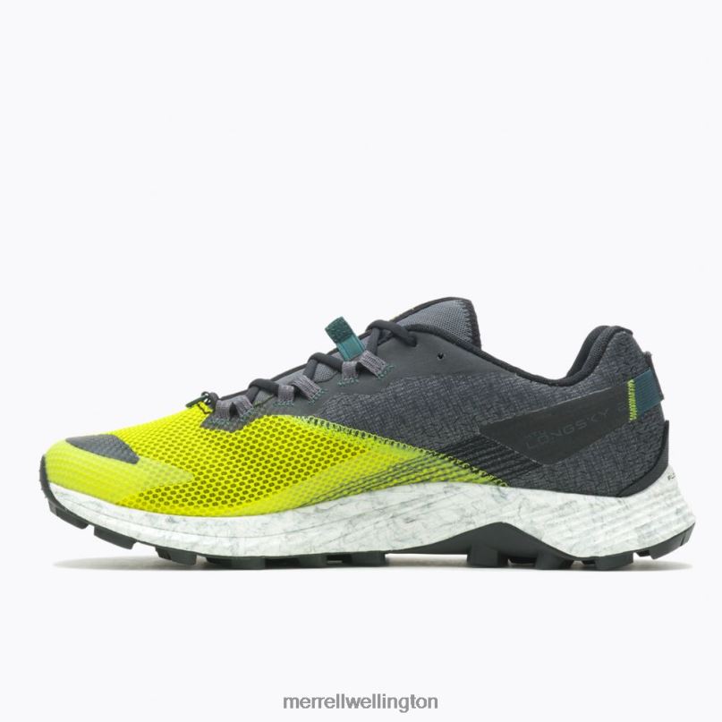 MTL Long Sky 2 (J067367) Merrell Men 8VV6P3 Shoes Hi Viz/Jade