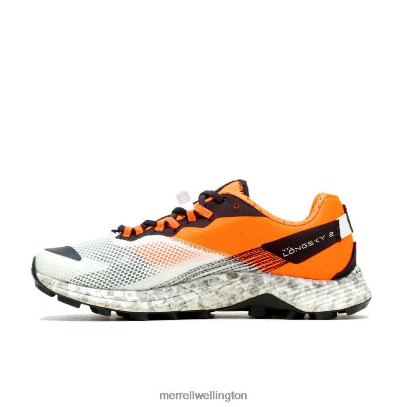MTL Long Sky 2 (J067567) Merrell Men 8VV6P6 Shoes White/Orange