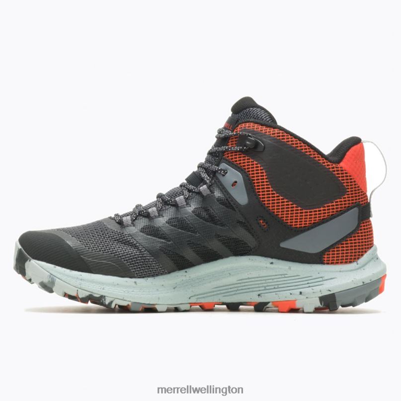 Nova 3 Mid GORE-TEX (J067615) Merrell Men 8VV6P42 Shoes Black/Tangerine
