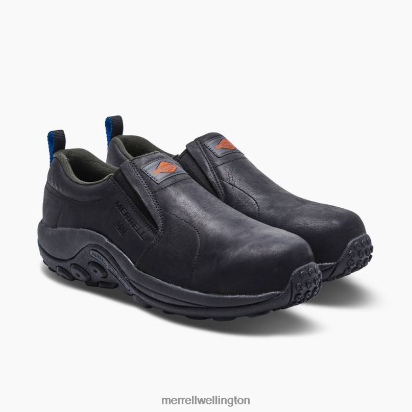 Jungle Moc Leather Comp Toe SD+ Work Shoe Wide Width (J099379W) Merrell Men 8VV6P453 Shoes Black