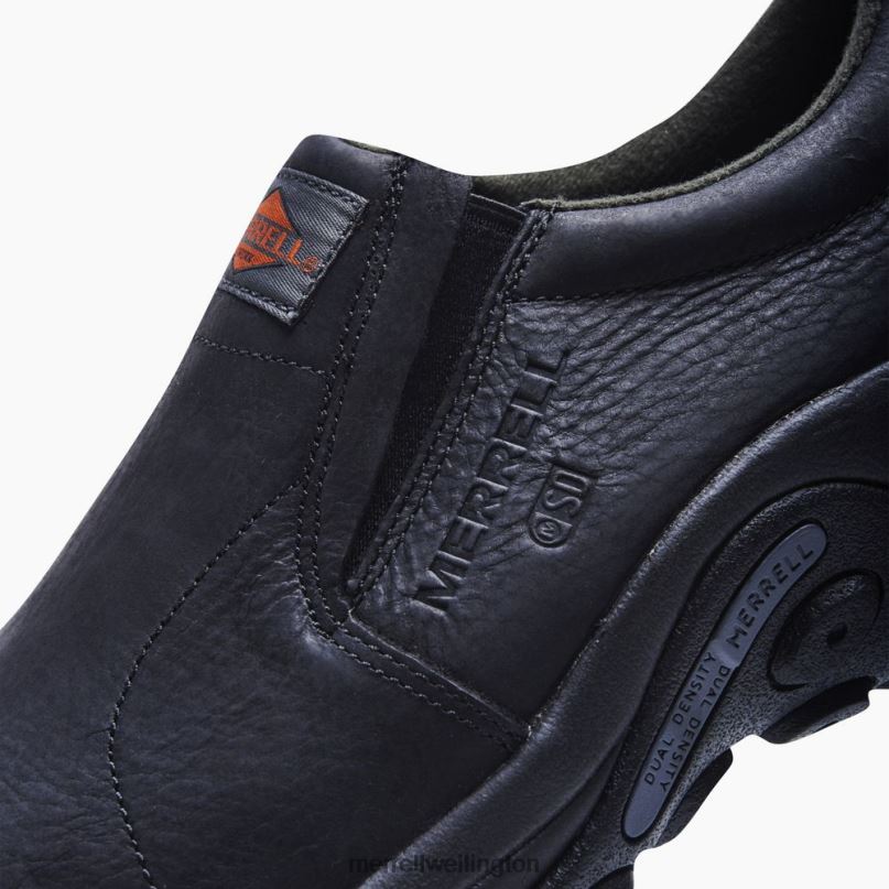 Jungle Moc Leather Comp Toe SD+ Work Shoe Wide Width (J099379W) Merrell Men 8VV6P453 Shoes Black
