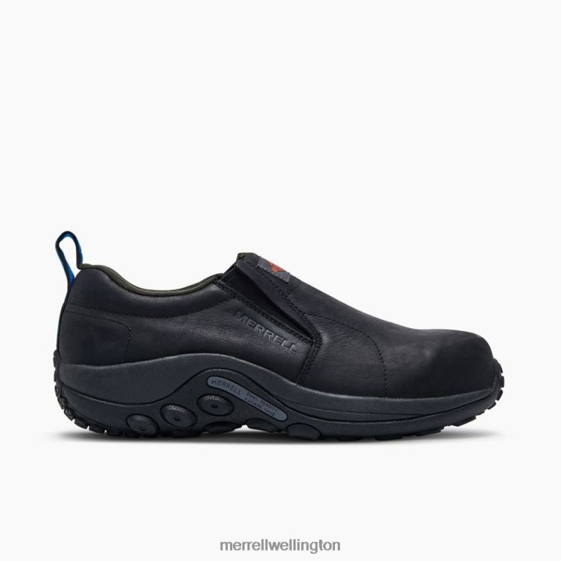 Jungle Moc Leather Comp Toe Work Shoe (J099317) Merrell Men 8VV6P345 Shoes Black